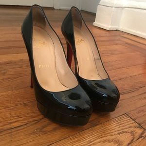 Christian Loubiton “Bianca” platform patent pump